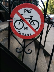 Pas de bicyc(l)ette